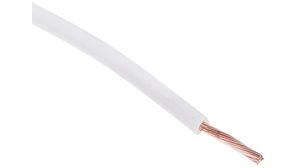 Stranded Wire PVC 0.75mm² Copper White 100m